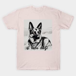 i love dogs T-Shirt